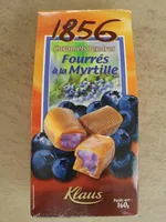 Caramels Tendres Fourrés Myrtille