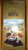 Chocolat Noir 80%