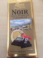Noir piment espelette pamplemousse