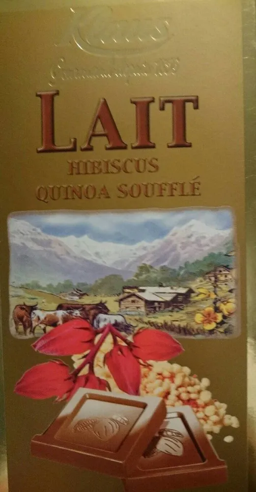 Lait hibiscus quinoa soufflé