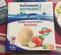 sorbet plein fruit pomme