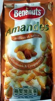 Amandes grillées et salées