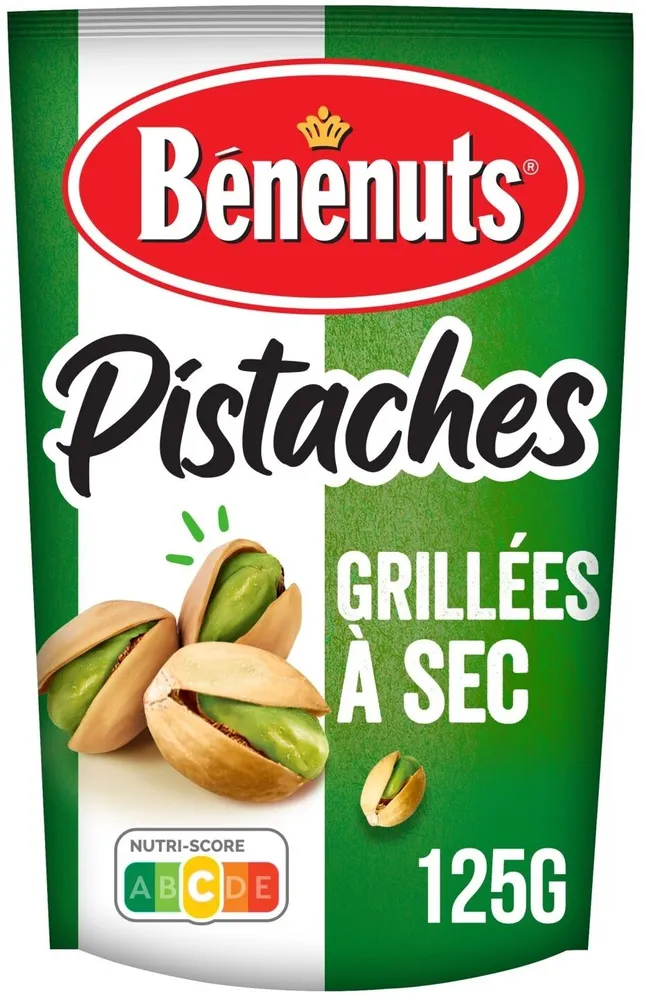 Pistaches grillées à sec