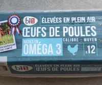 Œufs de poules élevées plein air