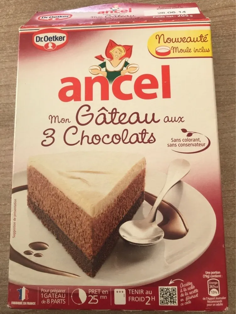 Mon Gateau aux 3 Chocolats