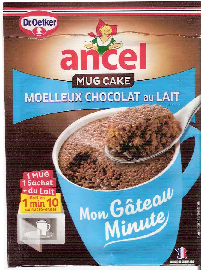 Mug Cake Moelleux au chocolat au lait
