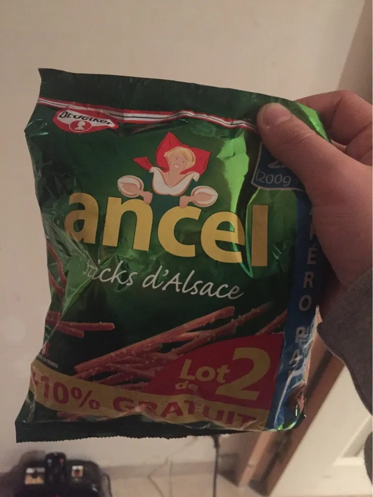 Ancel Sticks d'Alsace le paquets de 200 g