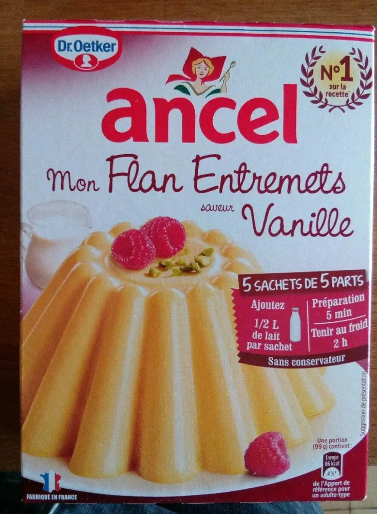 Mon flan Entremets saveur Vanille