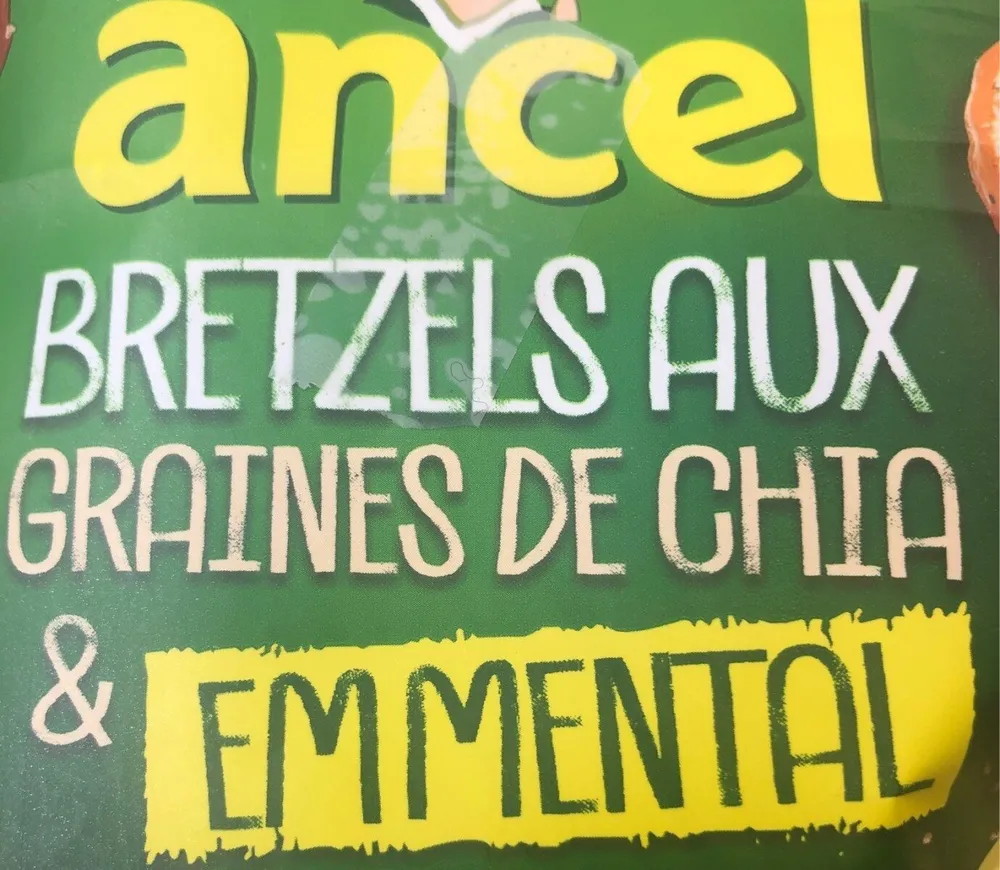 Bretzels aus graines de chia et emmental
