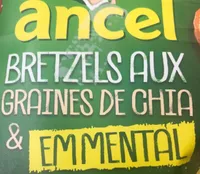 Bretzels aus graines de chia et emmental