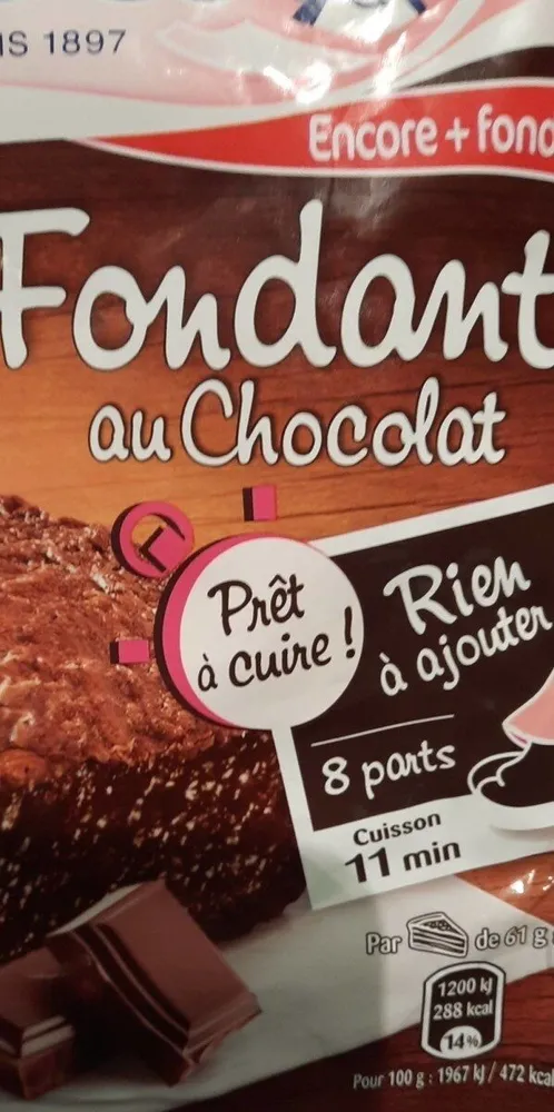 Fondant au chocplat