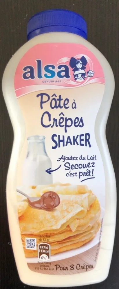 Pâte à crêpes à shaker
