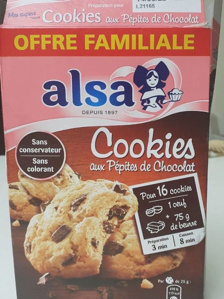 Cookies aux pépites de chocolat