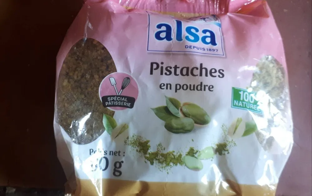 Pistaches en poudre