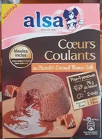 Coeurs coulants au chocolat-caramel beurre salé