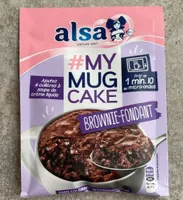 MyMugCake brownie-Fondant