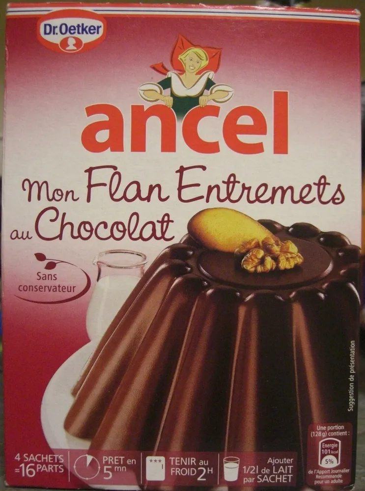 Mon flan entremets au chocolat