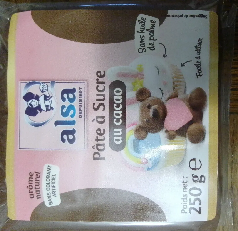 Pâte à sucre au cacao