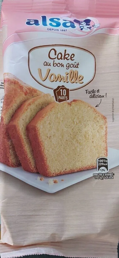 Cake au bon goût vanille