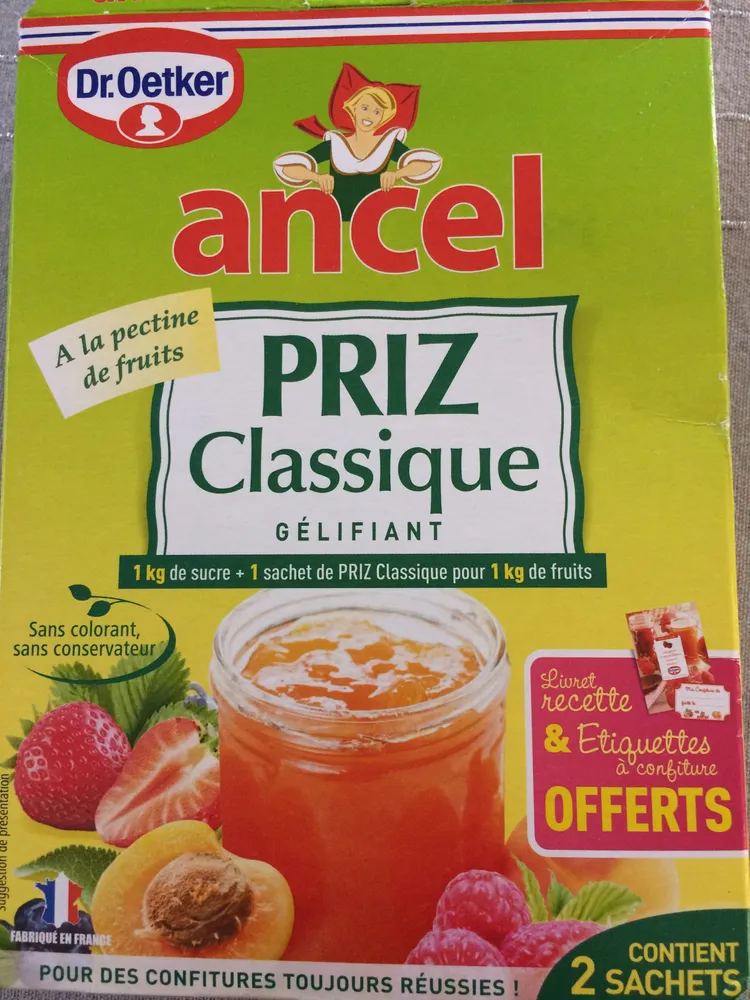 Gélifiant en sachet