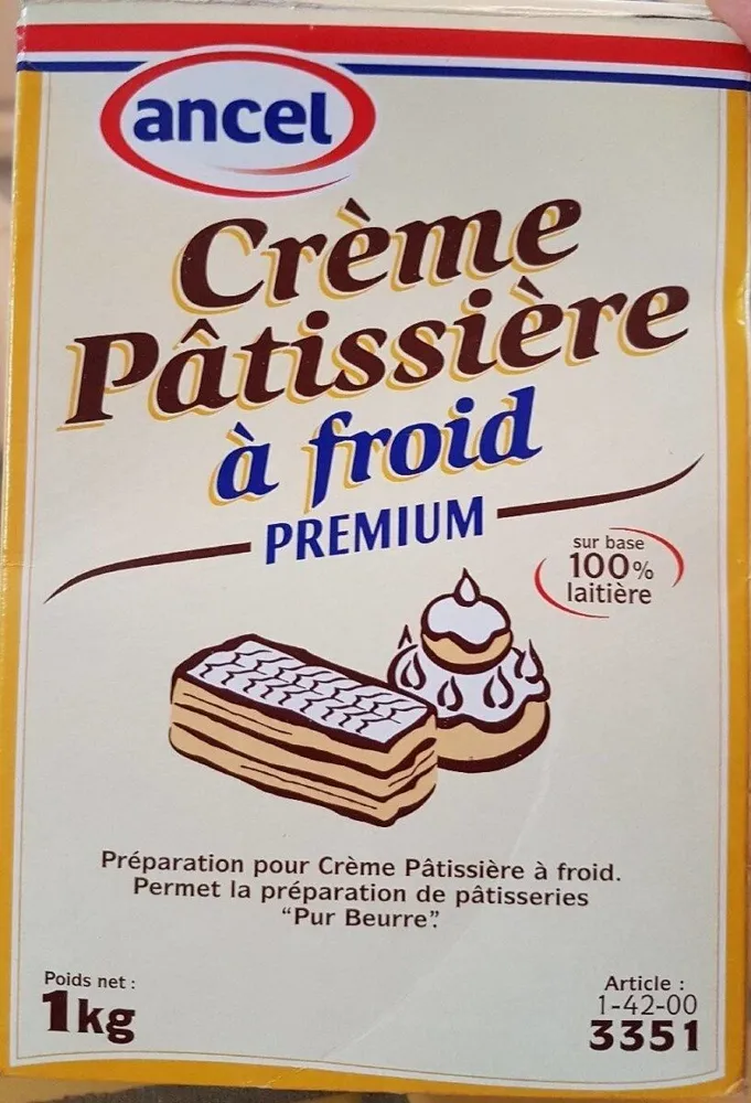 Crème pâtissière à froid Premium