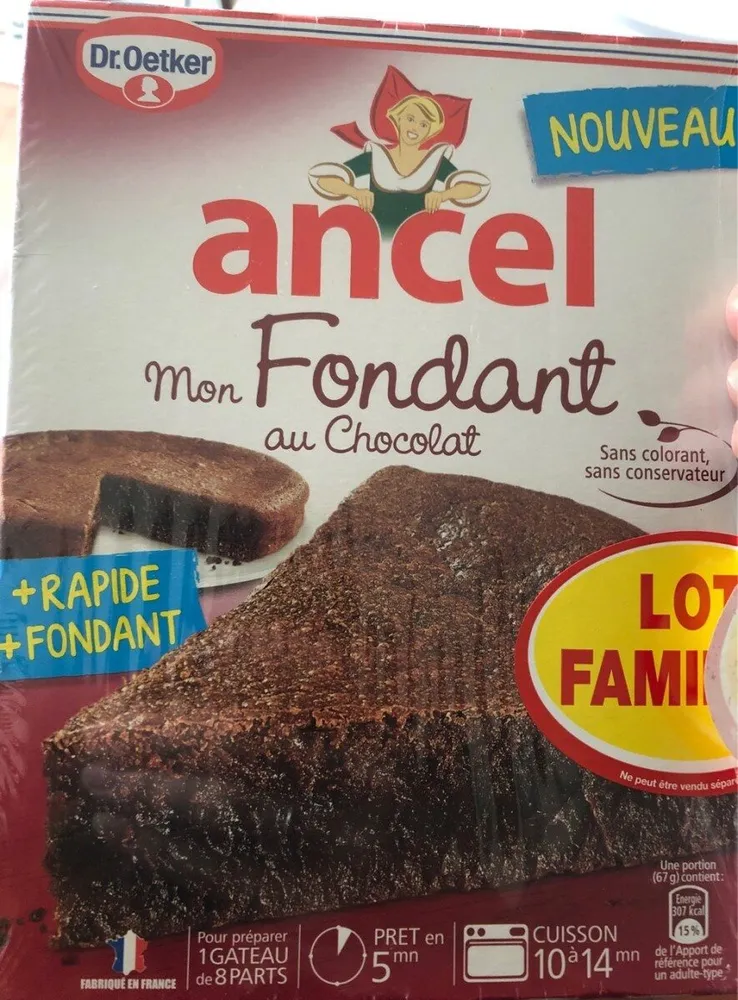 Ancel mon fondant au chocolat
