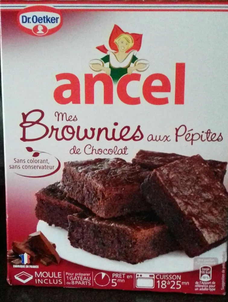 Mes brownies aux pépites de chocolat
