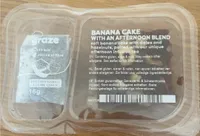 Banana cake & afternoon blend