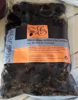 Olives dénoyautées à la Grecque aux herbes de Provence