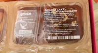 Banana cake with afternoon blend