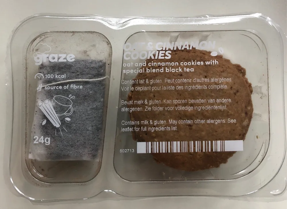 Oat & cinnamon cookies snack pack