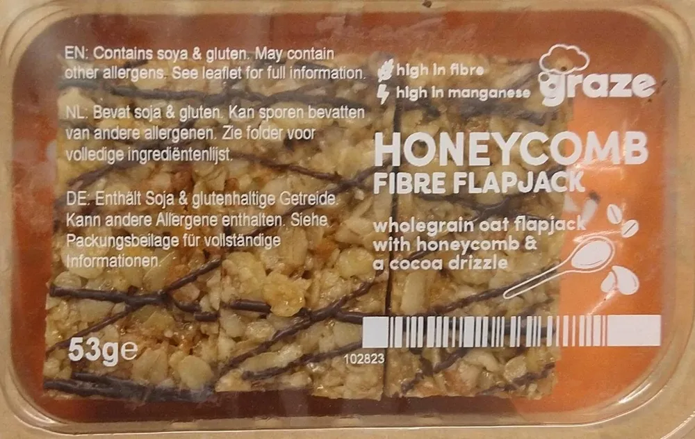 Honeycomb Fibre Flapjack