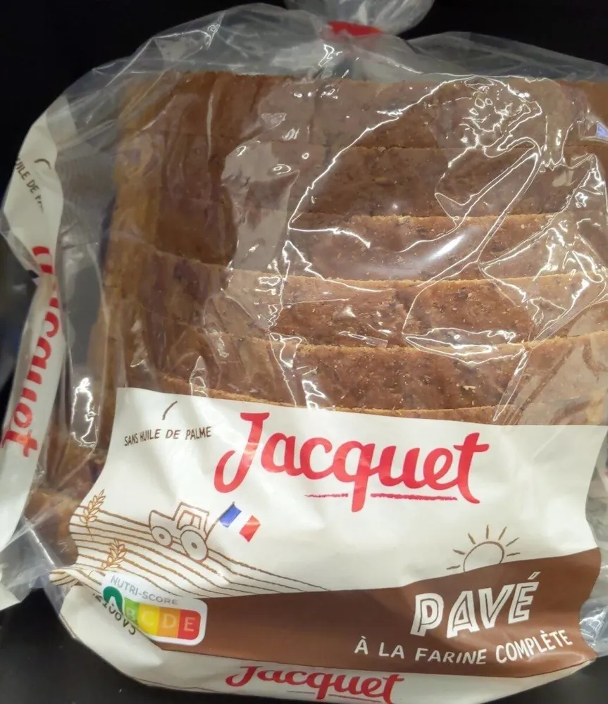 Pavé à la farine complète