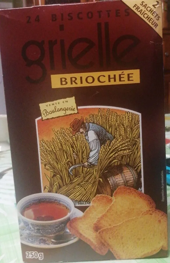 Grielle briochée x24 biscottes