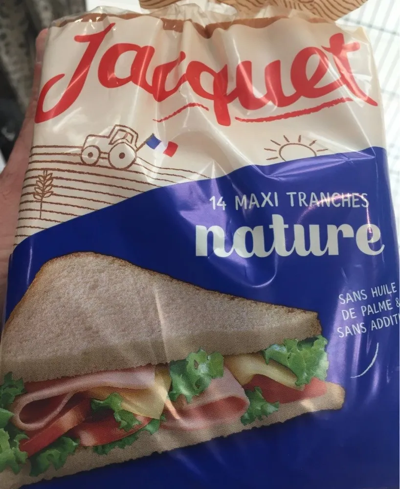 Pain de mie Nature maxi 550G