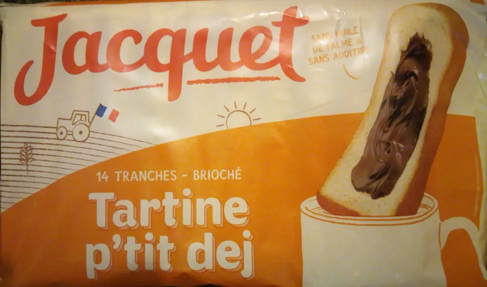 Tartine p'tit dej Brioché