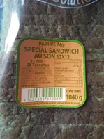 Pain de mie au son