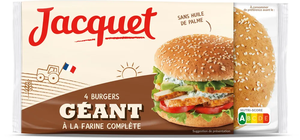 Hamburger complet geant x4