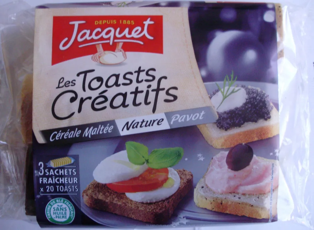 Les Toasts Créatifs (Céréale Maltée - Nature - Pavot)