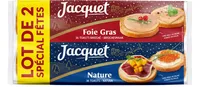 Lotx2 toasts ronds nature & foie gras 500g special fetes