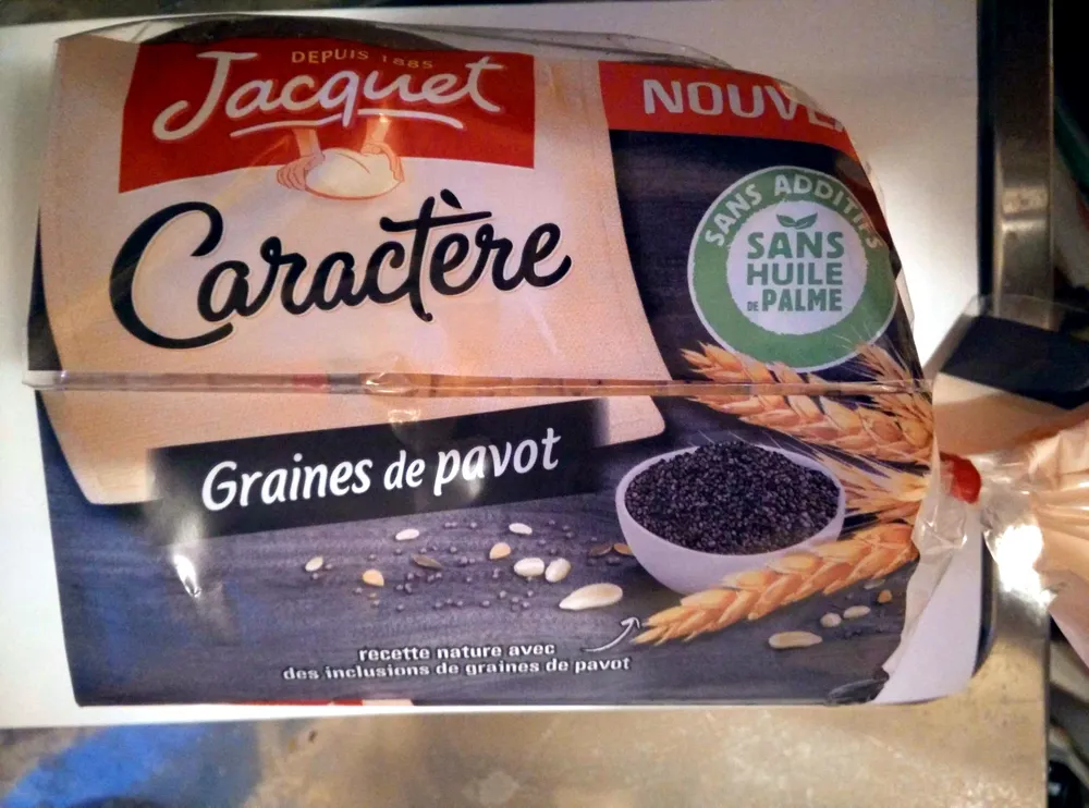 Pain Caractère Graines de Pavot