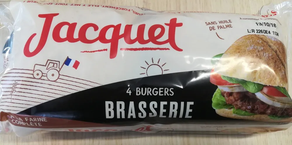 Brasserie Burger à la farine complète