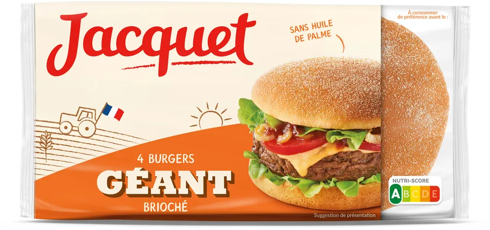 Geant burger brioche x4