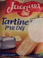 Tartine p'tit déj nature