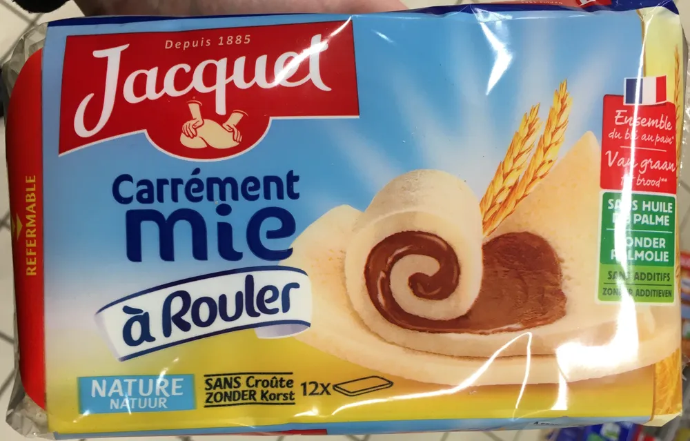 Carrément Mie à Rouler Nature sans croûte