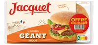 Geant burger brioche x4 300g offre eco