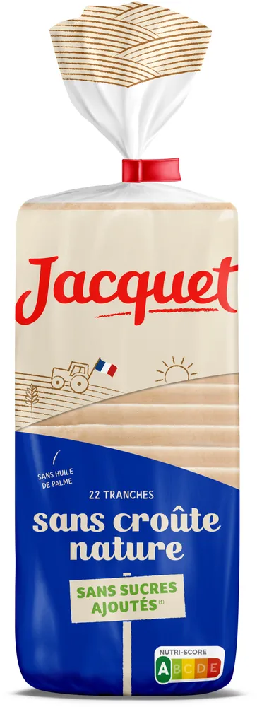 22 TRANCHES SANS CROUTE Nature Sans Sucres Ajoutés