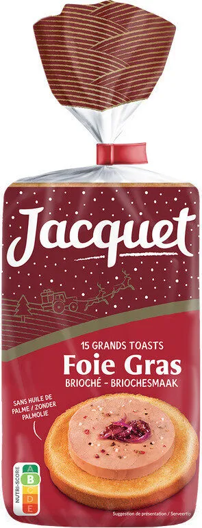 Grands Toasts Foie Gras Brioché