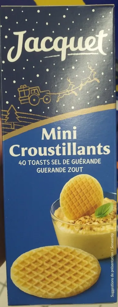 Mini Croustillants 40 toasts sel de Guérande