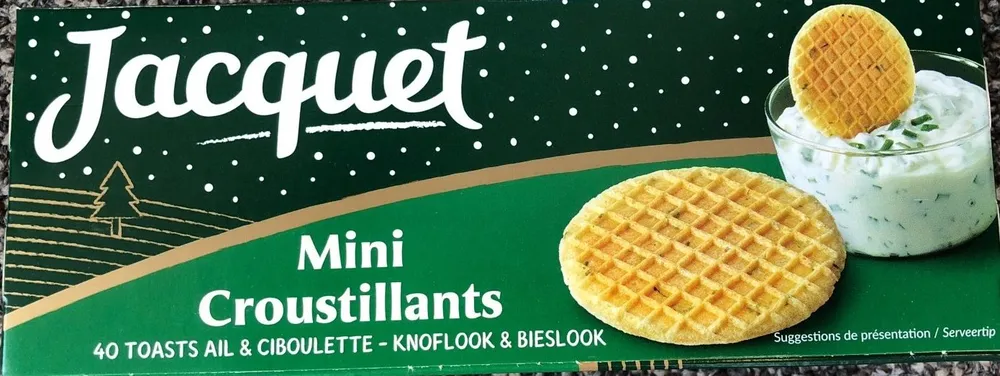 Mini Croustillants Toasts ail & ciboulette